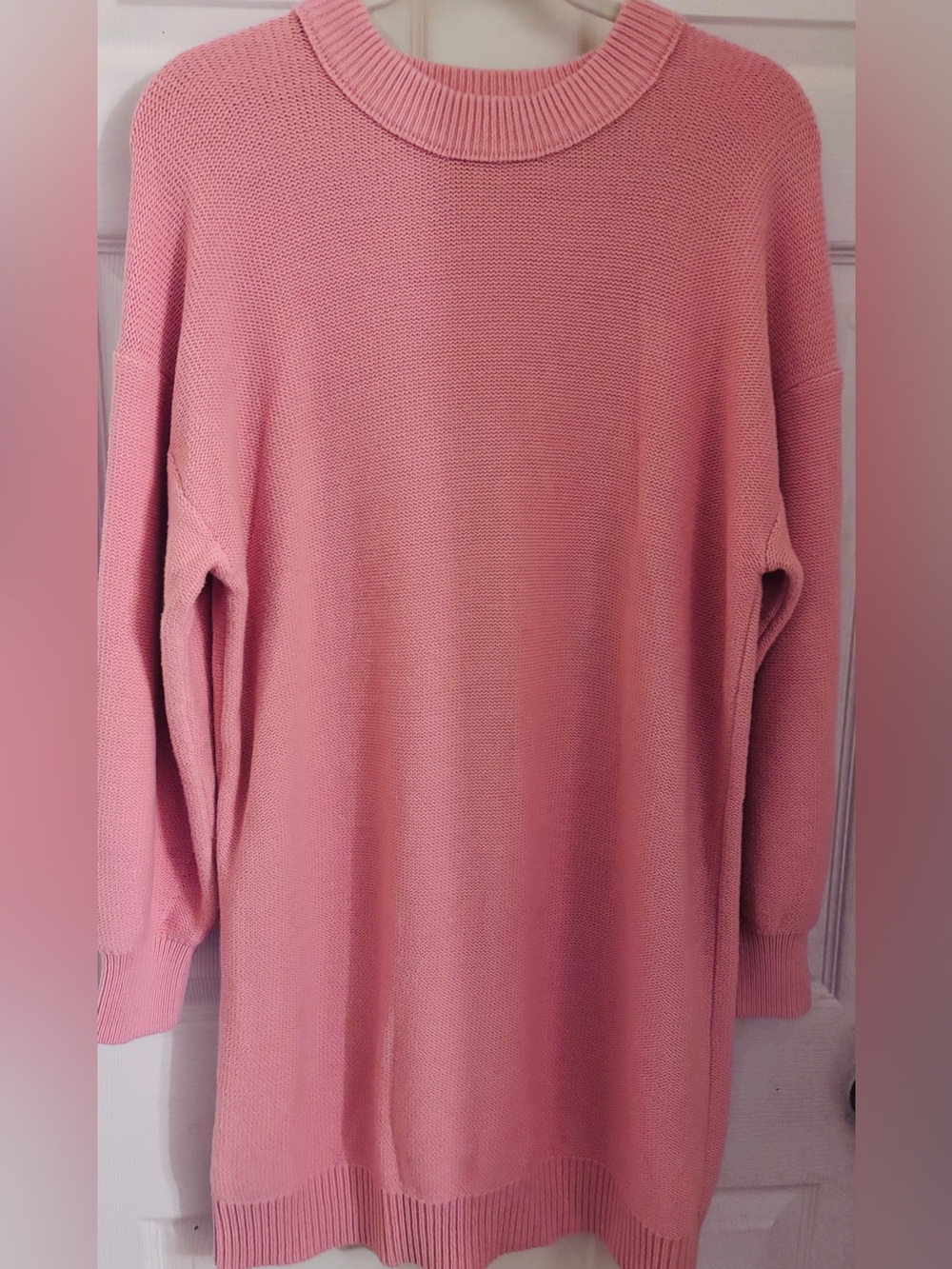 Women’s, Melrose and Market, L, Light Pink, knit sweater dress.